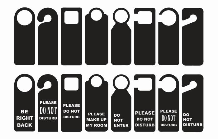 Custom Standard Door Hangers, Door Hanger Printing