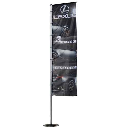 Rectangle Flags - Flat Base