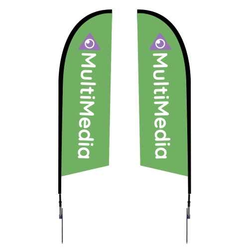 Straight Feather Flags
