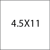 4.5X11 Die Cut Door Hangers