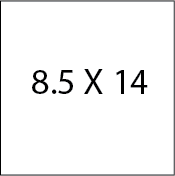 8.5X14 Die cut Brochure