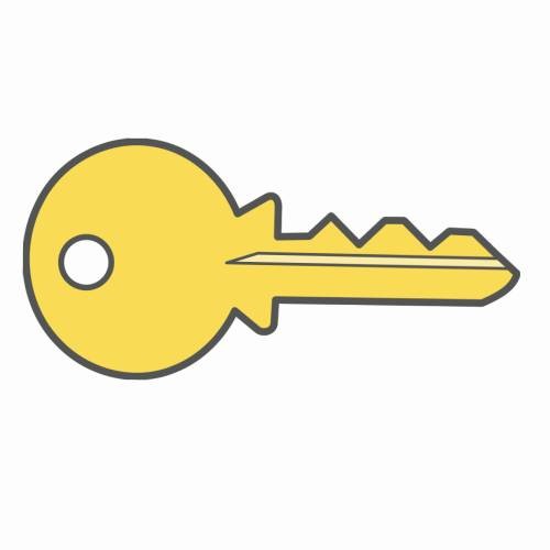 Key Shaped Business Cards