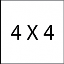 4X4 Die cut Stickers
