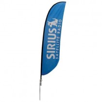 Feather Flag 16.4' - Single Sided Graphic - Spike base