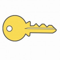 Key Shaped Business Cards