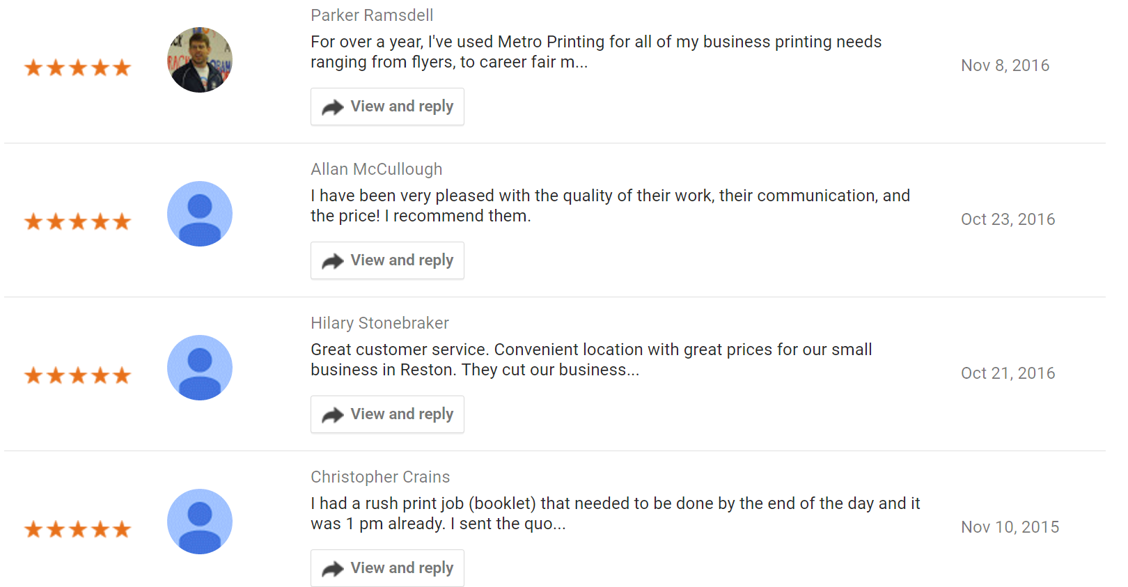 Reviews