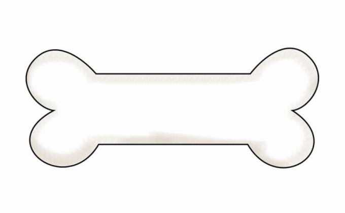 Bone shaped business cards