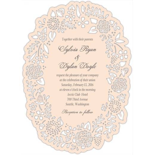 Laser Wedding Invitation