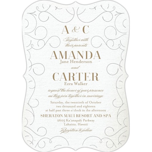 Laser Wedding Invitation