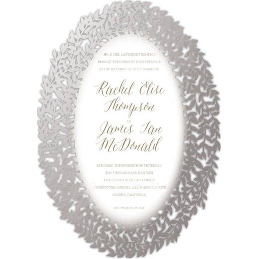Laser Wedding Invitation