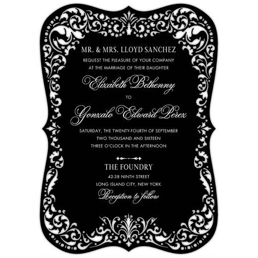 Laser Wedding Invitation