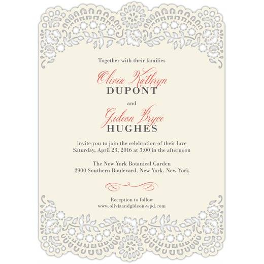 Laser Wedding Invitation