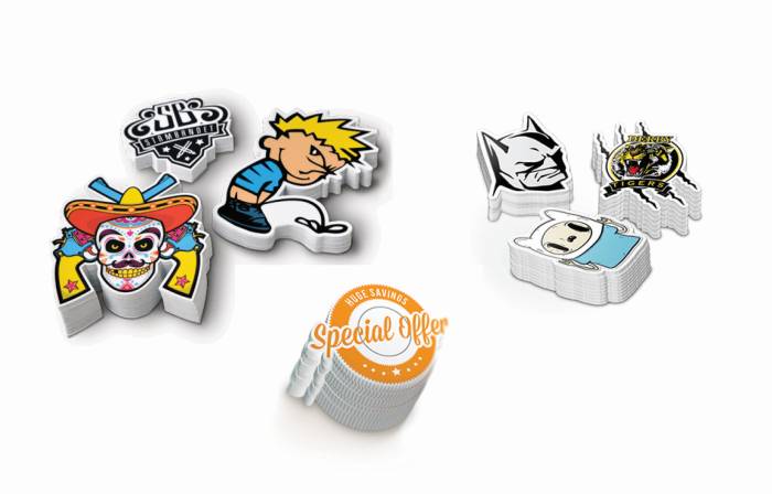 4X4 Die cut Stickers