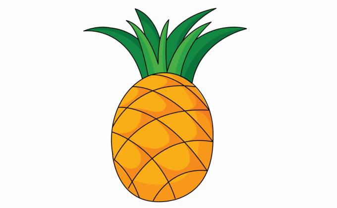 Pineapple shaped business cards