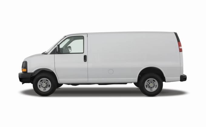 Van shaped business cards